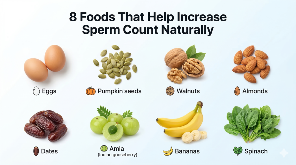 Top Foods That Support Sperm Production Naturally