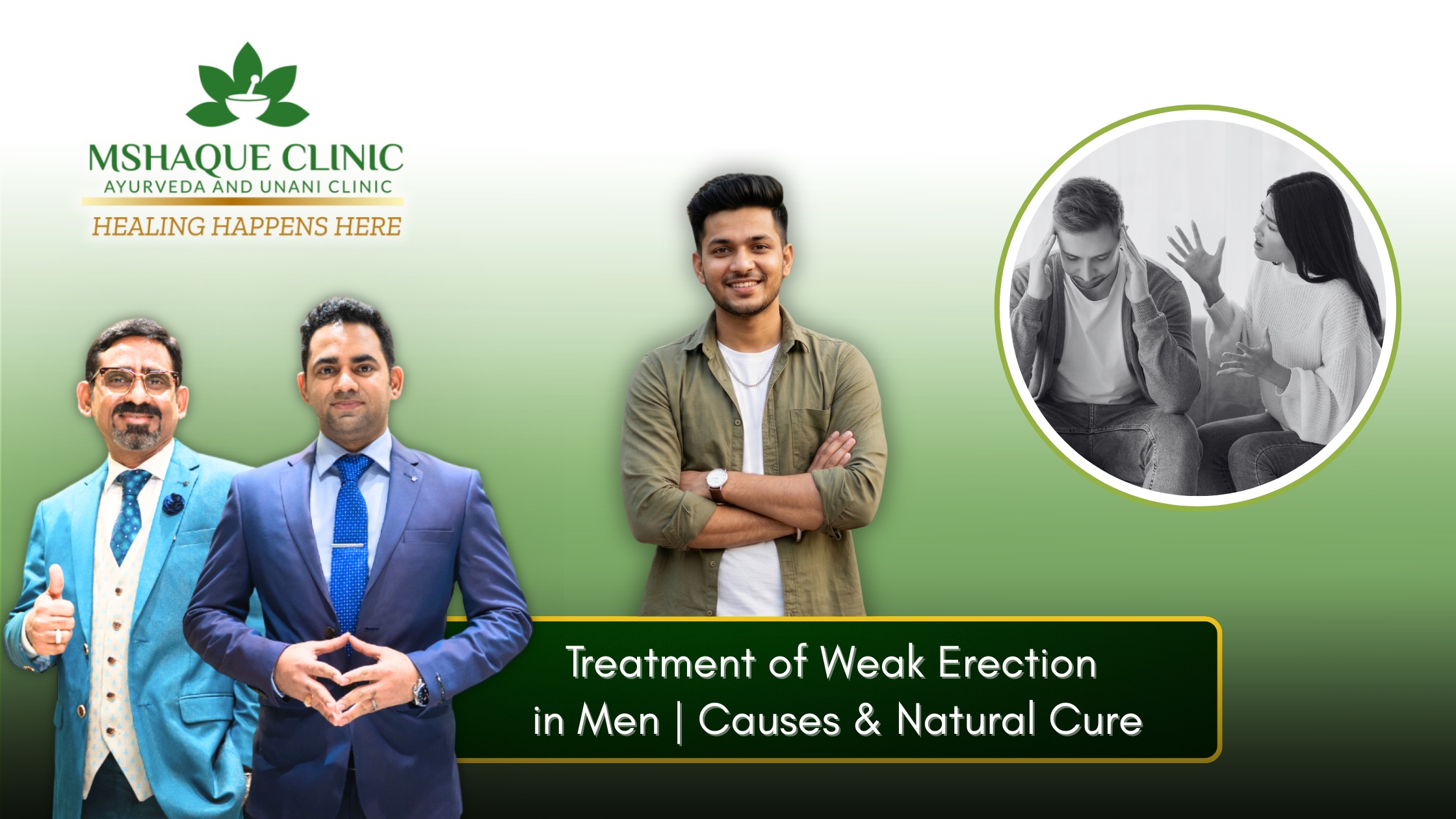 Treatment of Weak Erection in Men