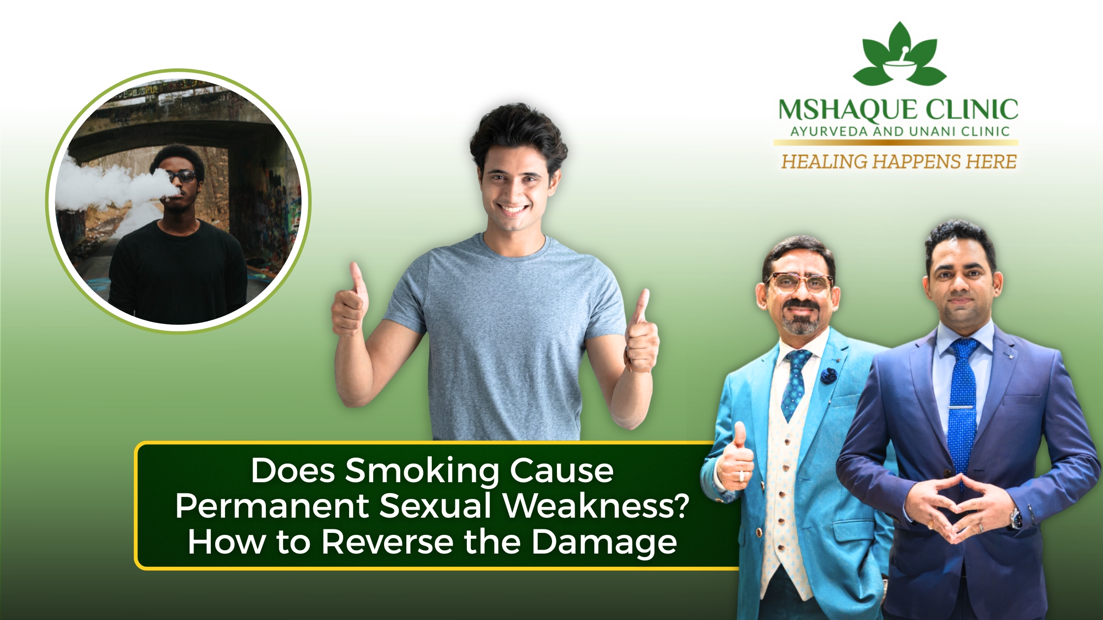 Does Smoking Cause Permanent Sexual Weakness?