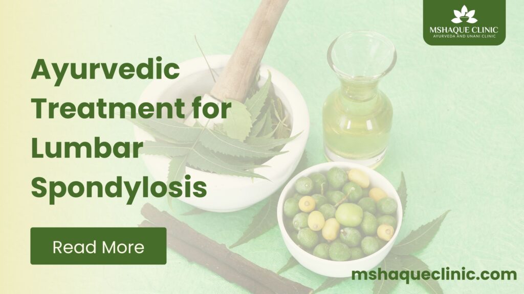 ayurvedic treatment for lumbar spondylosis