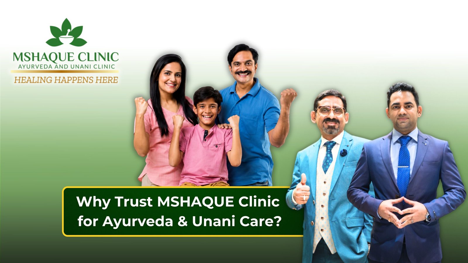 Why Trust MSHAQUE Clinic for Ayurveda & Unani Care